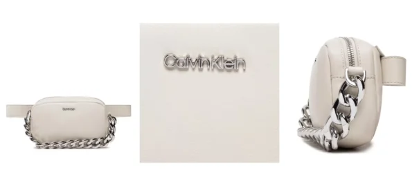Calvin Klein Saszetka nerka Puffed Waistbag K60K609840 Beżowy