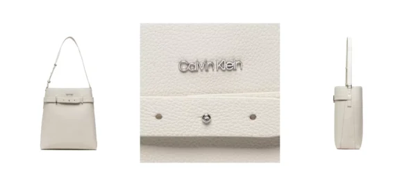 Calvin Klein Torebka Ck Code Hobo K60K609904 Biały