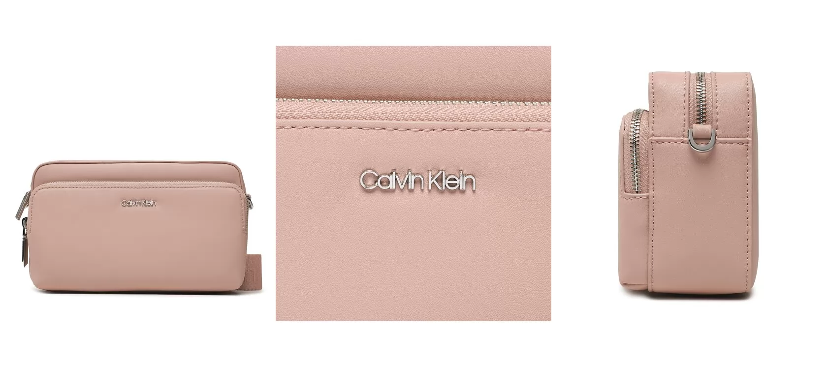 Calvin Klein Torebka Ck Must Camera Bag W/Pckt Lg K60K608410 Różowy