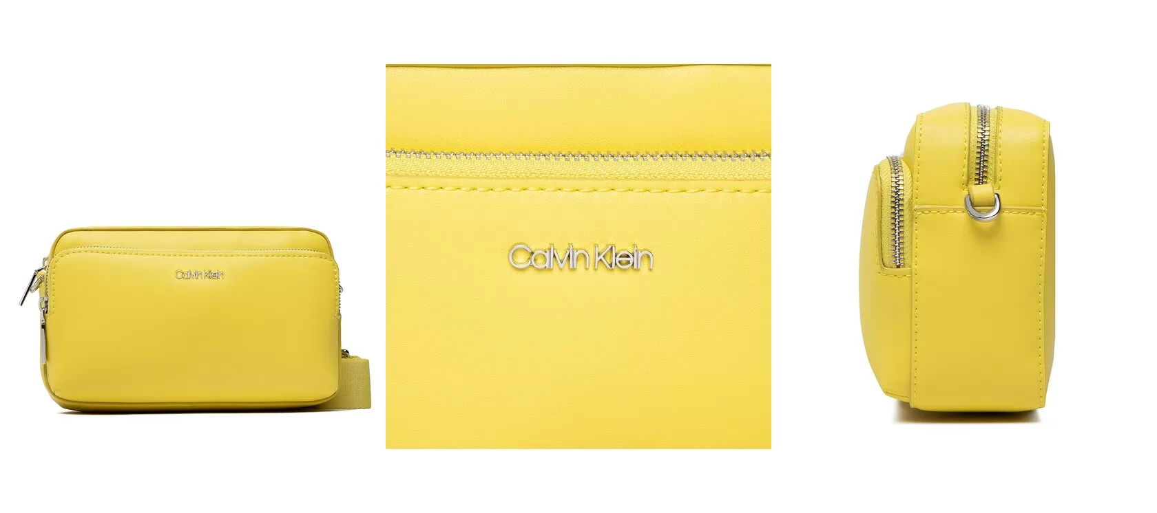 Calvin Klein Torebka Ck Must Camera Bag W/Pckt Lg K60K608410 Żółty