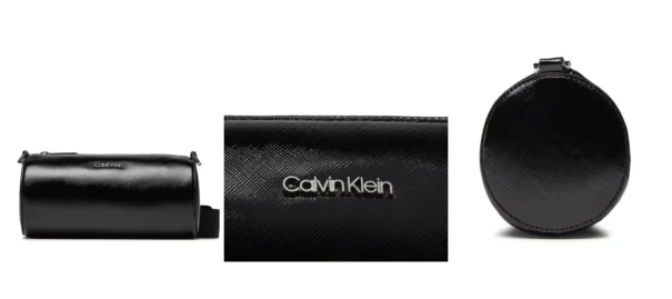 Calvin Klein Torebka Ck Must Cylinder Crossbody Saff K60K609890 Czarny