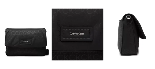 Calvin Klein Torebka Ck Must Nylon Shoulder Bag Md K60K609615 Czarny