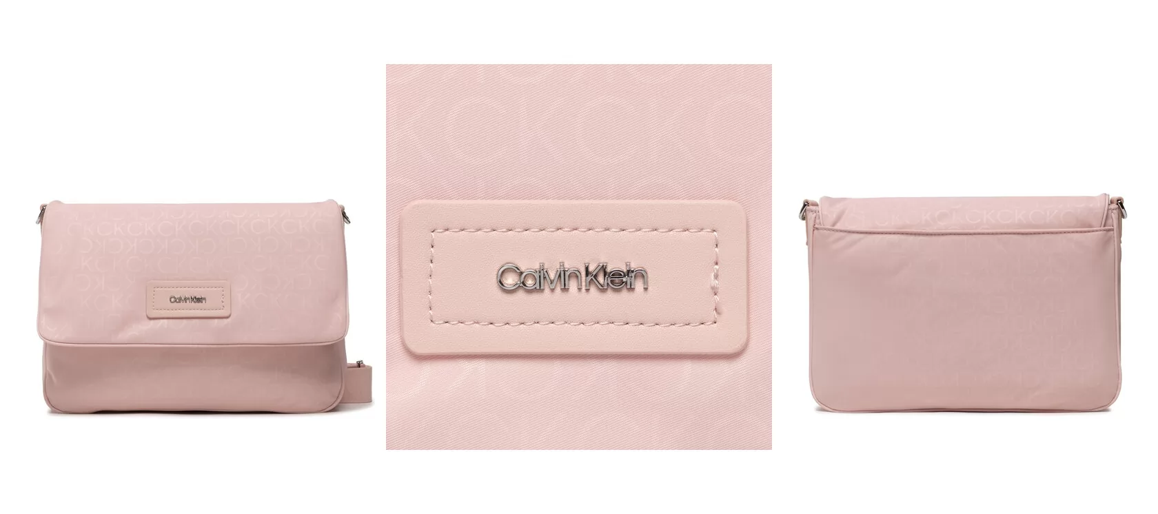 Calvin Klein Torebka Ck Must Nylon Shoulder Bag Md K60K609615 Różowy