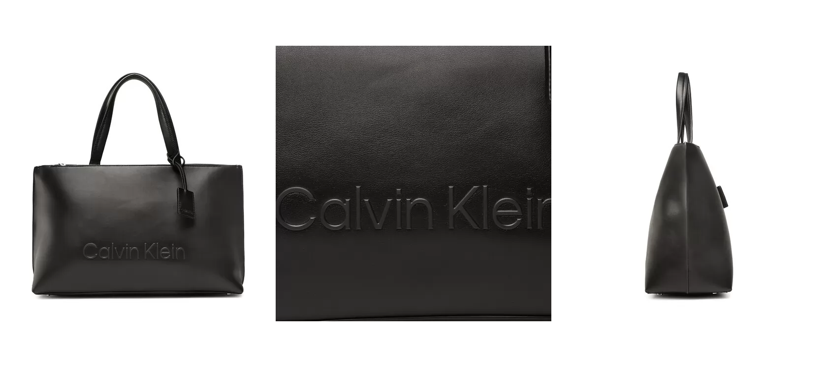 Calvin Klein Torebka Ck Set Shopped K60K610172 Czarny
