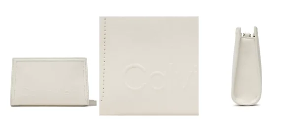 Calvin Klein Torebka Minimal Hardware Crossbody K60K609846 Beżowy