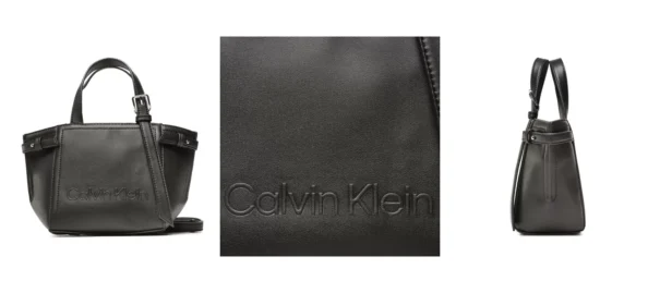 Calvin Klein Torebka Minimal Hardware Mini Tote K60K609847 Czarny