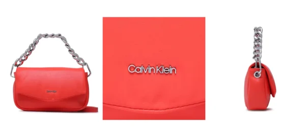 Calvin Klein Torebka Puffed Crossbody K60K609853 Koralowy