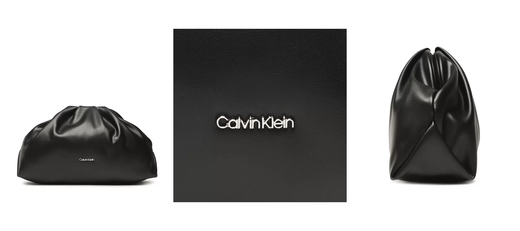 Calvin Klein Torebka Soft Nappa Clutch K60K610159 Czarny