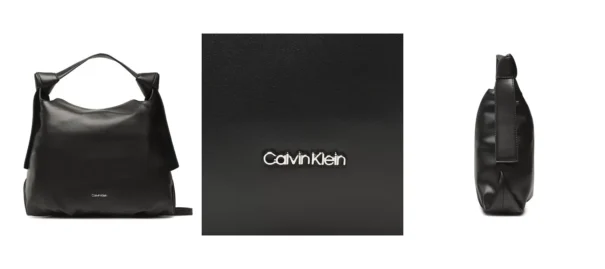 Calvin Klein Torebka Soft Nappa Crossbody K60K610166 Czarny