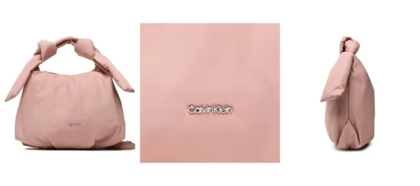 Calvin Klein Torebka Soft Nappa Crossbody Textile K60K610184 Różowy