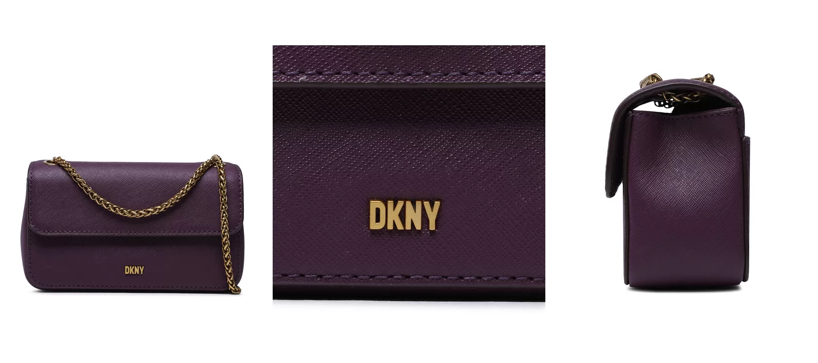 DKNY Torebka Minnie Shoulder Bag R2331T72 Fioletowy