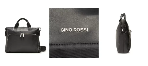 Gino Rossi Torba na laptopa BGM-S-102-10-08 Czarny