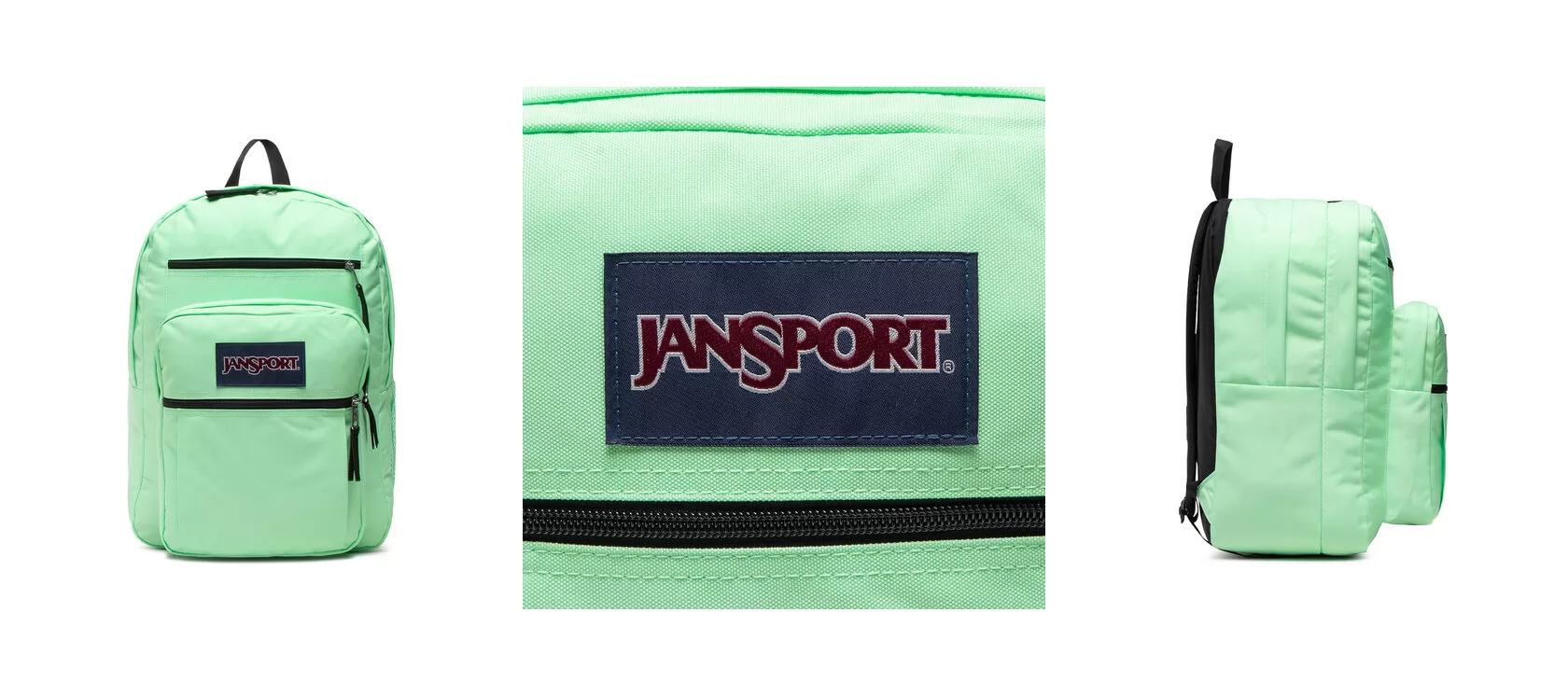 JanSport Plecak Big Student EK0A5BAHW221 Zielony