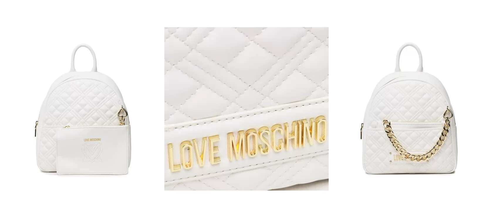 LOVE MOSCHINO Plecak JC4018PP1GLA0120 Biały