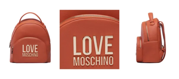 LOVE MOSCHINO Plecak JC4105PP1GLI0450 Pomarańczowy