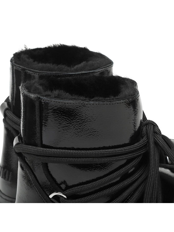 Inuikii Buty Full Leather Naplack 70202-094 Czarny