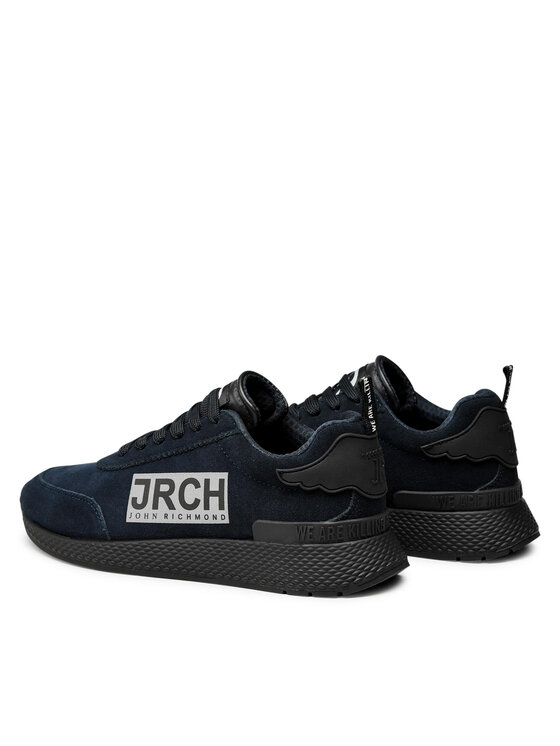 John Richmond Sneakersy 12207/CP A Granatowy