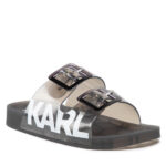 KARL LAGERFELD Klapki KL80720 Czarny