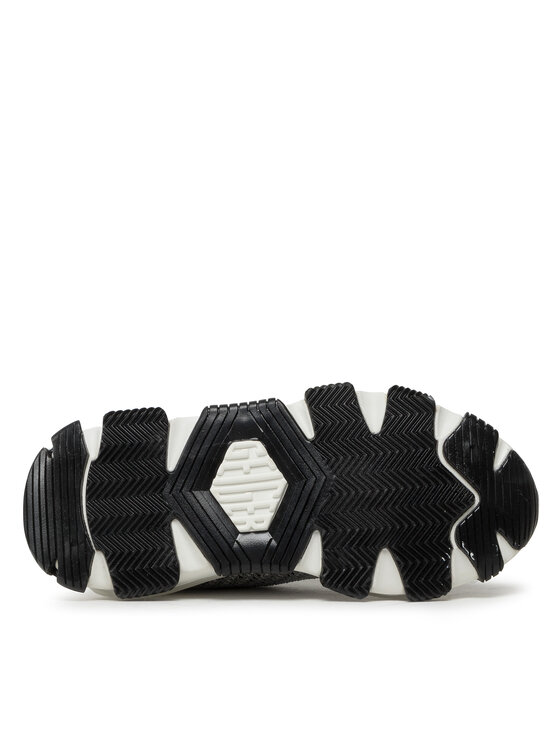 Kurt Geiger Sneakersy Lettie Knit Crystals 9106363609 Szary