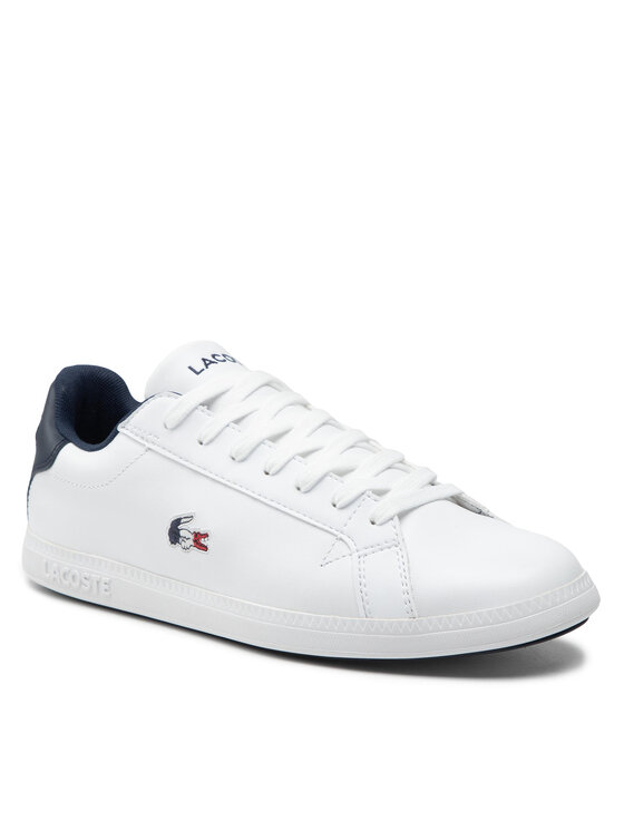 Lacoste Sneakersy Graduate Tri1 Sma 7-39SMA0027407 Biały