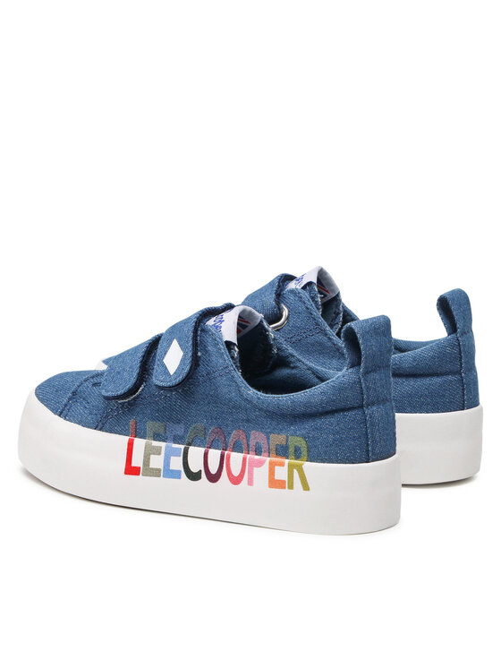 Lee Cooper Sneakersy LCW-22-44-0808K Niebieski