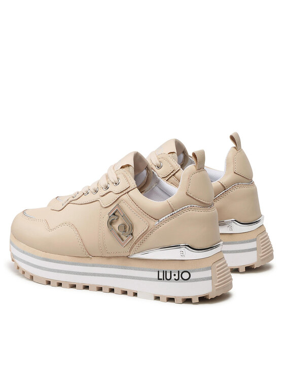 Liu Jo Sneakersy Maxi Wonder 01 BF2095 P0102 Beżowy