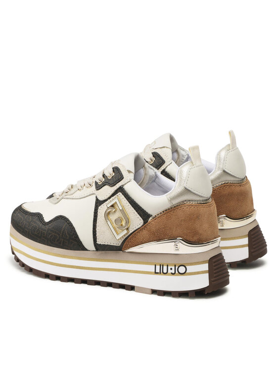 Liu Jo Sneakersy Maxi Wonder 01 BF2095 PX141 Beżowy