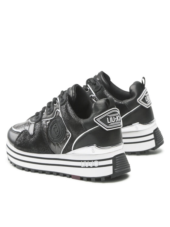 Liu Jo Sneakersy Maxi Wonder 47 BF2119 PX179 Czarny