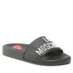 LOVE MOSCHINO Klapki JA28052G1GI14000 Czarny