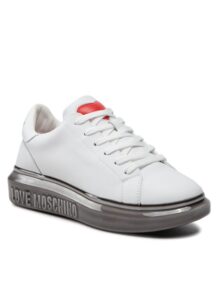 LOVE MOSCHINO Sneakersy JA15174G0FIAY10A Biały