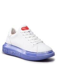 LOVE MOSCHINO Sneakersy JA15174G0FIAY10D Biały