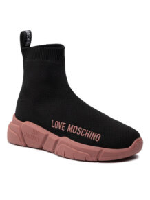 LOVE MOSCHINO Sneakersy JA15343G1FIZ400B Czarny