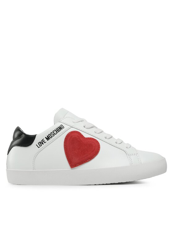 LOVE MOSCHINO Sneakersy JA15402G1GIAM10A Biały