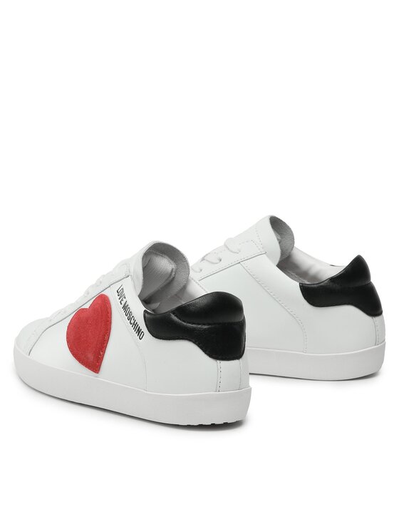 LOVE MOSCHINO Sneakersy JA15402G1GIAM10A Biały