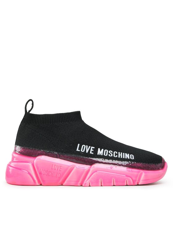LOVE MOSCHINO Sneakersy JA15443G1GIZC00A Czarny