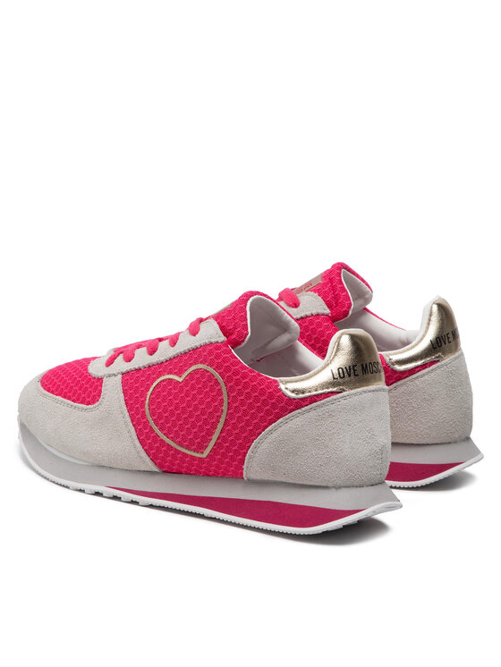 LOVE MOSCHINO Sneakersy JA15522G0EJL160A Różowy