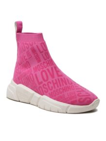 LOVE MOSCHINO Sneakersy JA15523G1GIZG604 Różowy