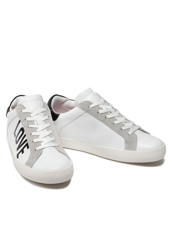 LOVE MOSCHINO Sneakersy JA15532G0EIAB10B Biały