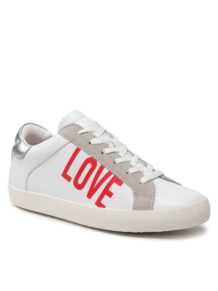 LOVE MOSCHINO Sneakersy JA15532G0EIAC10A Biały