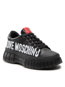 LOVE MOSCHINO Sneakersy JA15705G1FIA0000 Czarny