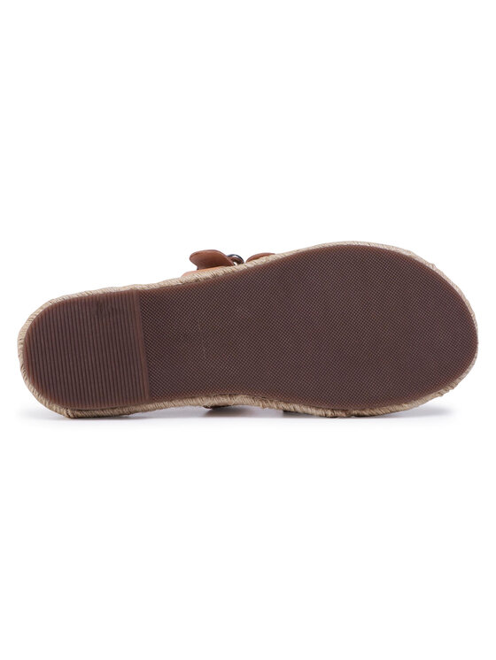 Manebi Espadryle Leather Sandals S 2.0 Y0 Beżowy