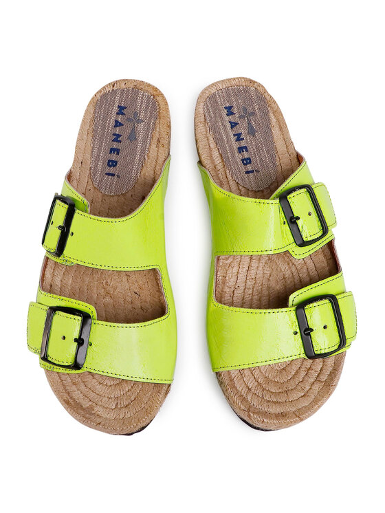 Manebi Espadryle Nordic Sandals F 9.0 R0 Żółty