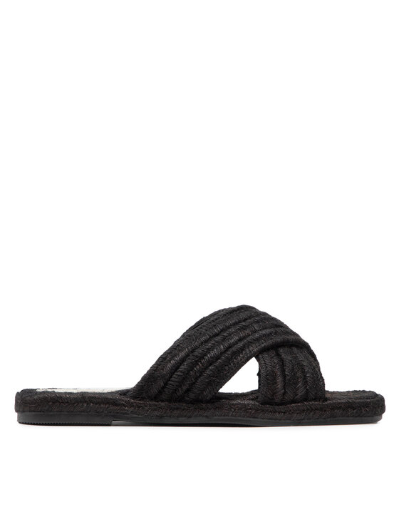 Manebi Espadryle Rope Sandals S 9.6 Y0 Czarny