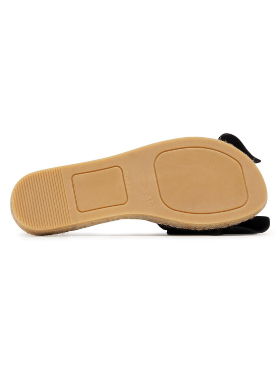 Manebi Espadryle Sandals With Bow K 1.0 J0 Czarny
