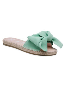 Manebi Espadryle Sandals With Bow M 3.1 J0 Zielony