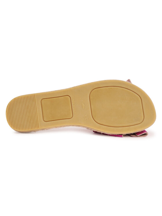 Manebi Espadryle Sandals With Bow O 1.3 J0 Różowy