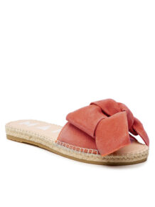 Manebi Espadryle Sandals With Bow R 3.3 J0 Pomarańczowy