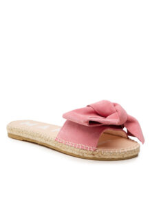 Manebi Espadryle Sandals With Bow R 3.4 J0 Różowy