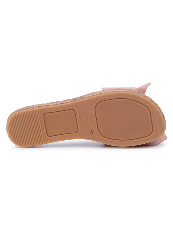Manebi Espadryle Sandals With Bow W 1.4 J0 Różowy