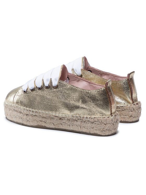 Manebi Espadryle Sneakers D R 1.1 E0 Złoty